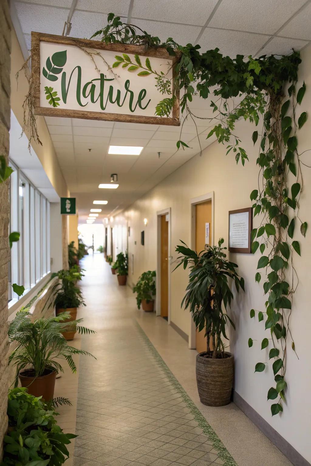 Nature-inspired boards breathe life into interior areas.