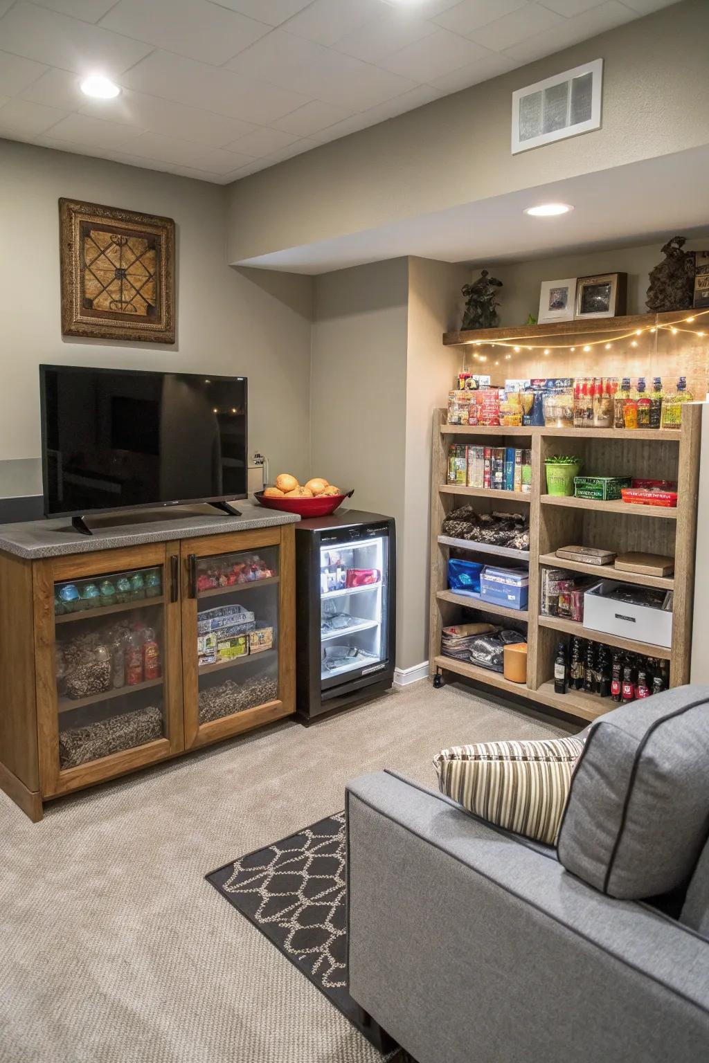 A snack station designed to fuel family fun.