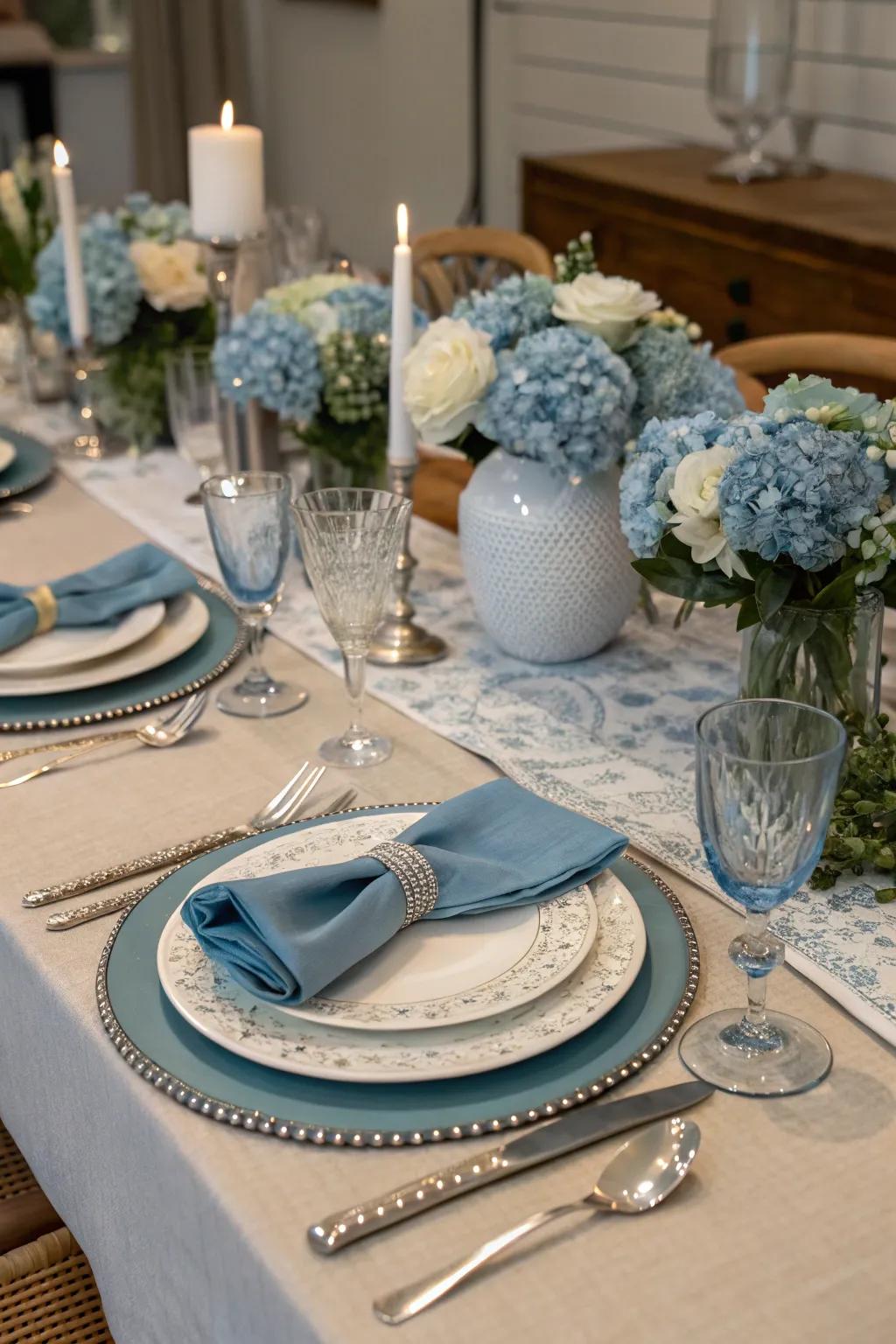 A matching color palette creates a harmonious and beautiful setting.