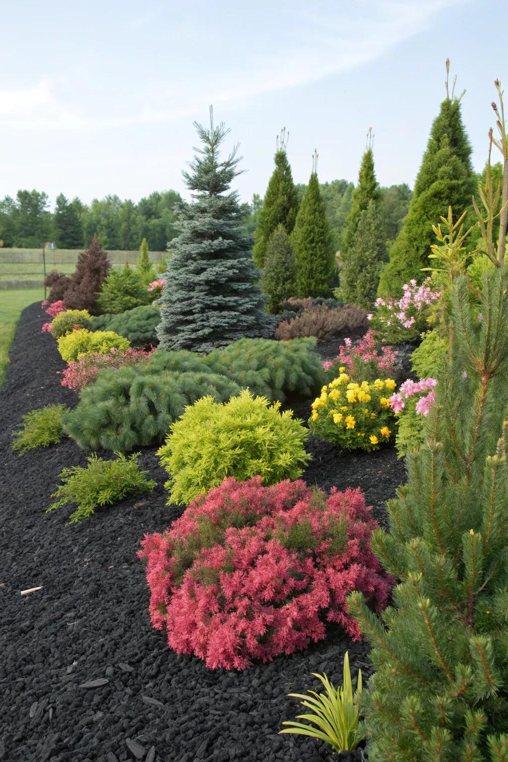 A mix of plants keeps your garden looking good all year.