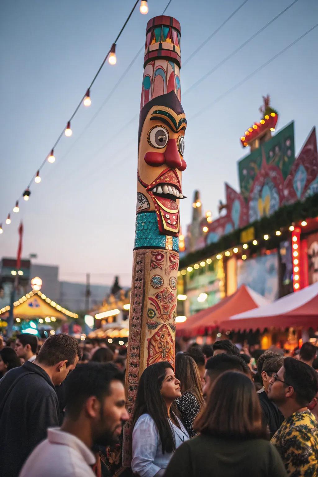 <strong><em>Meme totems bring humor from the internet to the festival atmosphere</em></strong>.&rdquo; loading=&rdquo;lazy&rdquo; class=&rdquo;pimg&rdquo;>
	</picture><figcaption><strong><em>Meme totems bring humor from the internet to the festival atmosphere</em></strong>.</figcaption></figure>
<p>When you turn memes into totems, they go beyond the digital world. I made a totem of the &lsquo;Distracted Boyfriend&rsquo; meme, and it was a hilarious hit!</p>
<h3>Maybe worth checking out:</h3>
<ul class=
