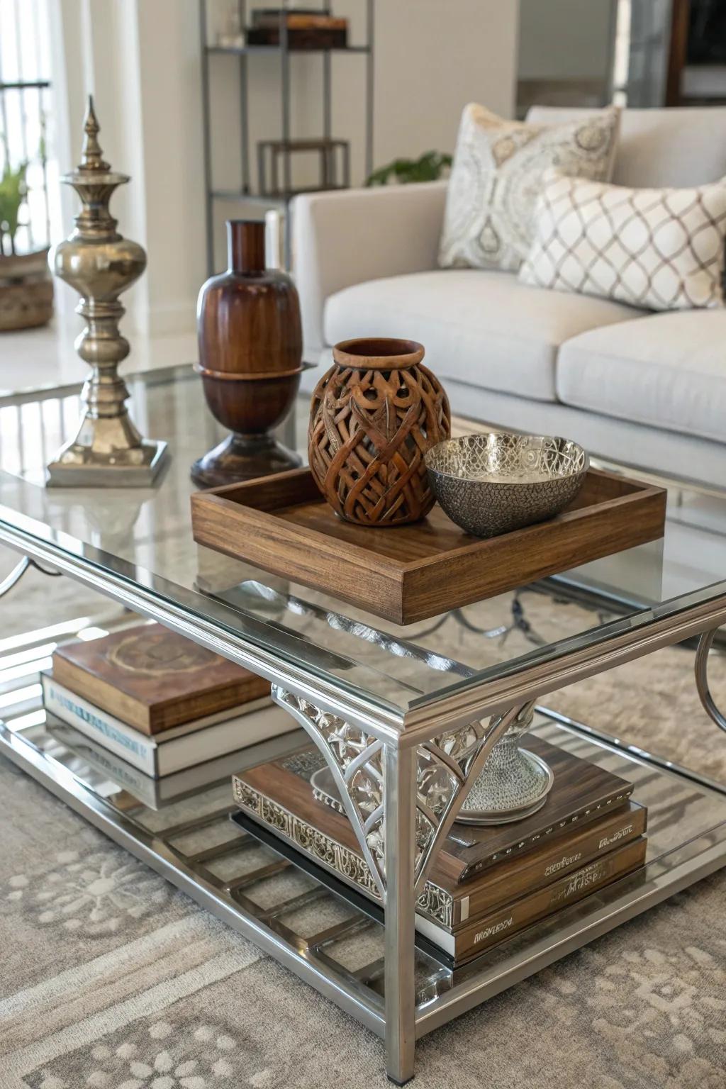 A combination of textures enriches your design with dimension and interest.