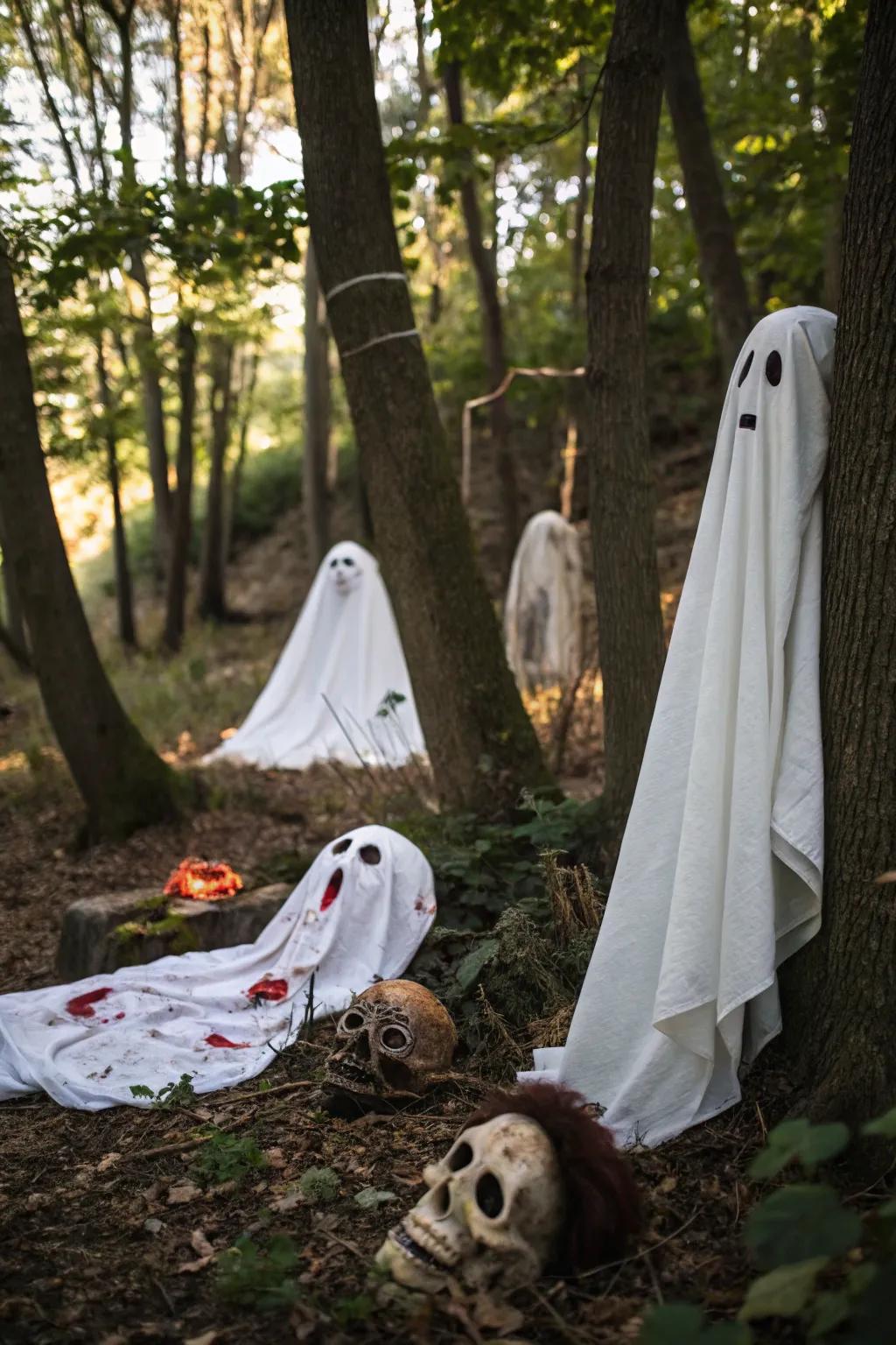 Unleash your creativity with homemade haunted props.