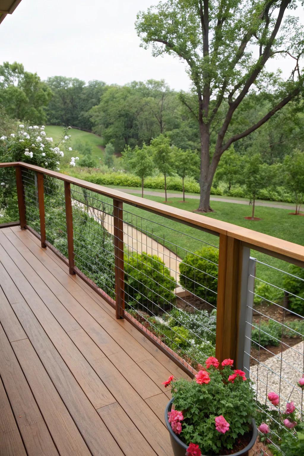Tailored heights beautifully frame and enhance garden views.