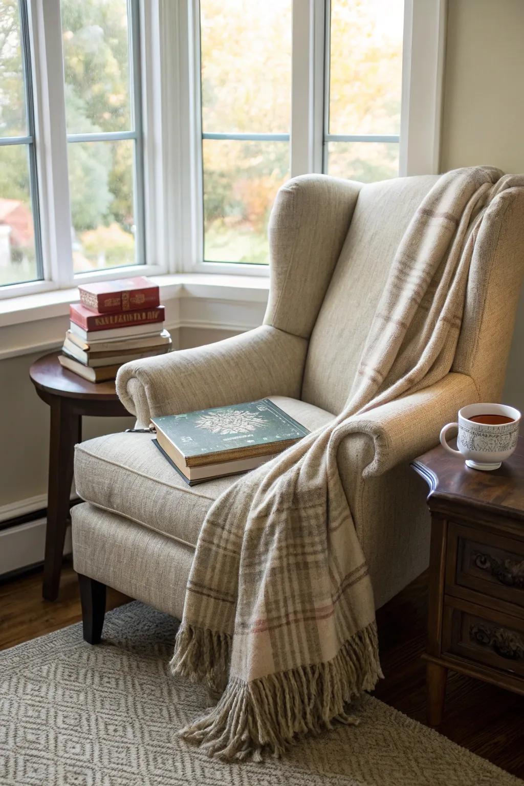 Comfortable retreats offer a personal space for relaxation and comfort.