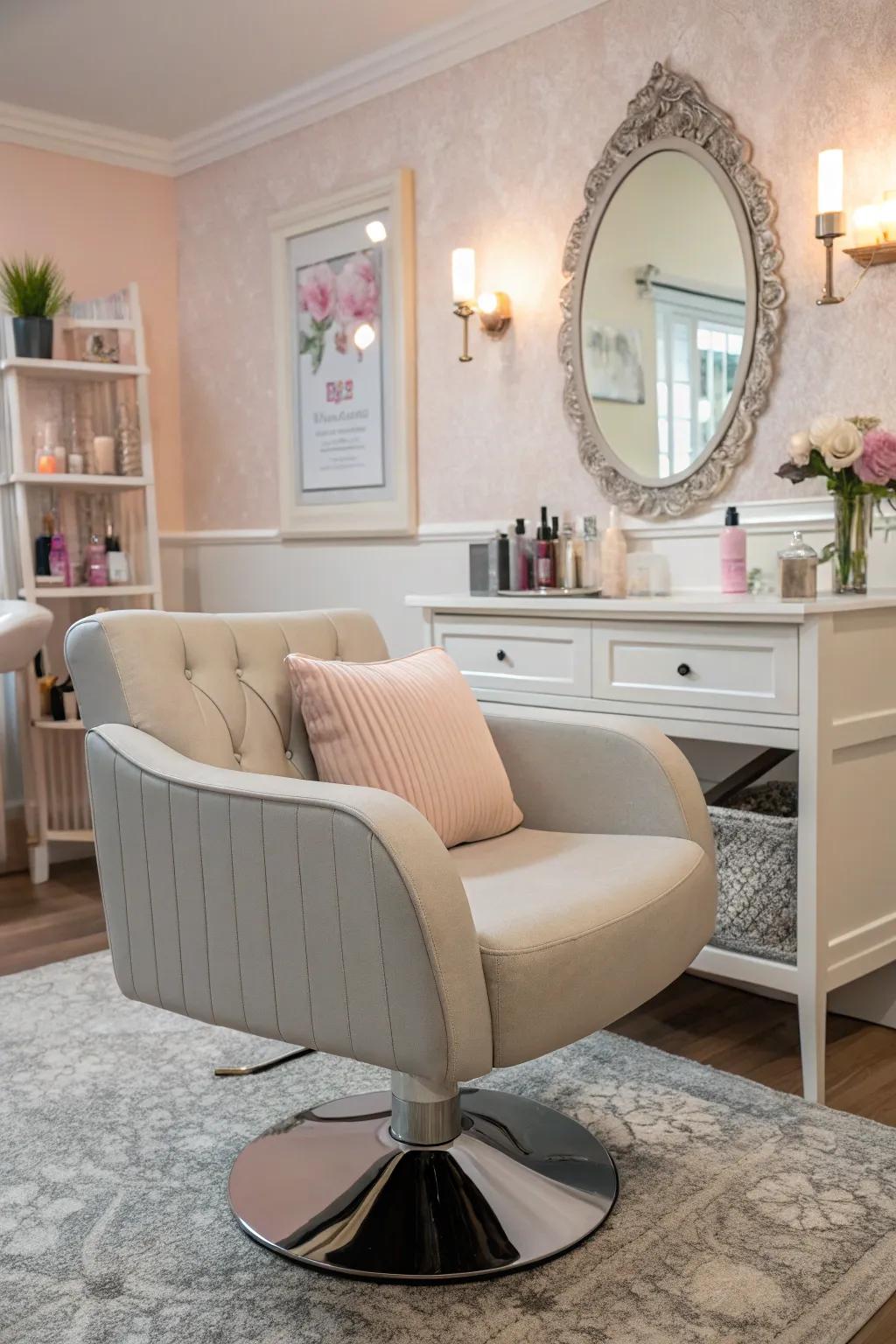 The correct chair is vital for both appearance and relaxation.