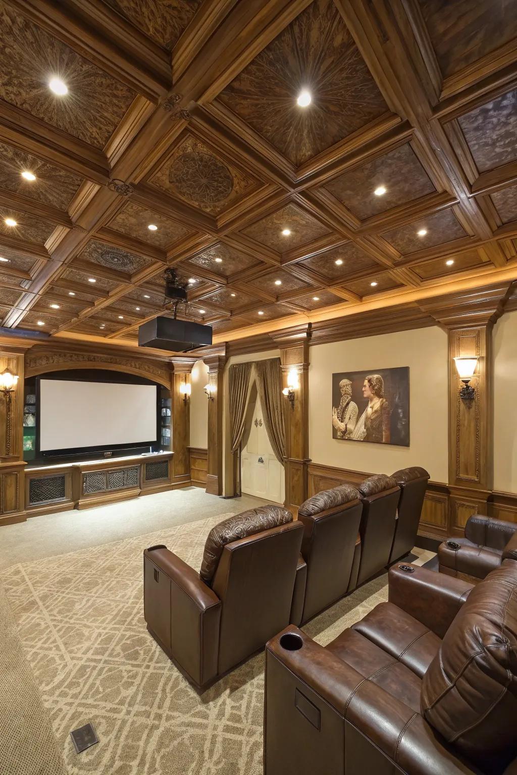 Elevate your cinema space using premium treatments.