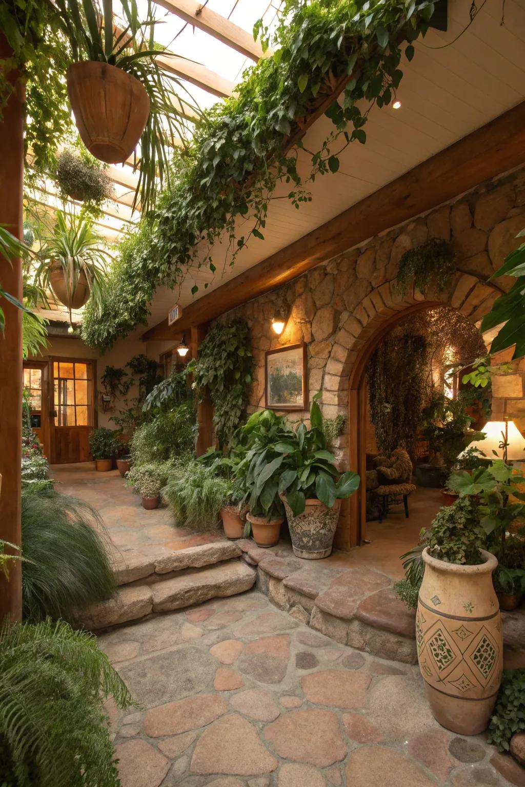Bringing nature indoors improves the calmness of below-ground spaces.