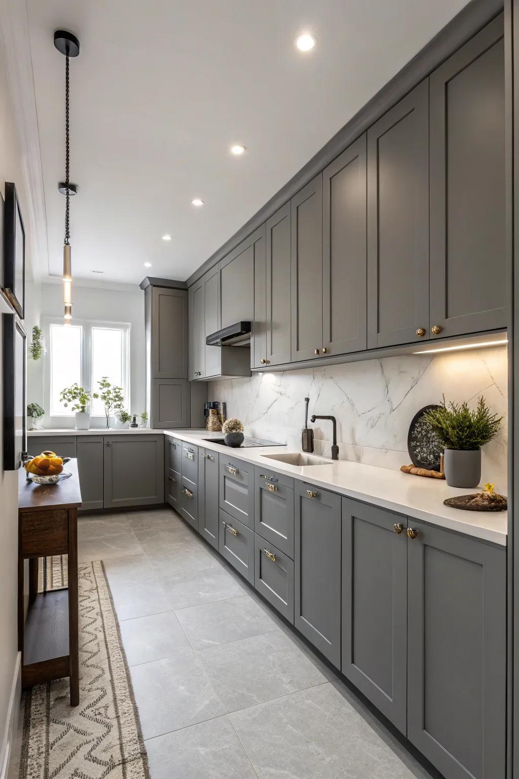 Refined argent shades deliver a versatile and stylish look.