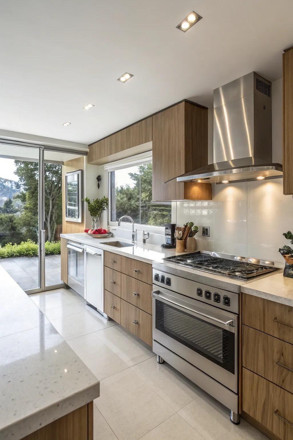 Premium appliances provide both practicality and refinement to your kitchen.