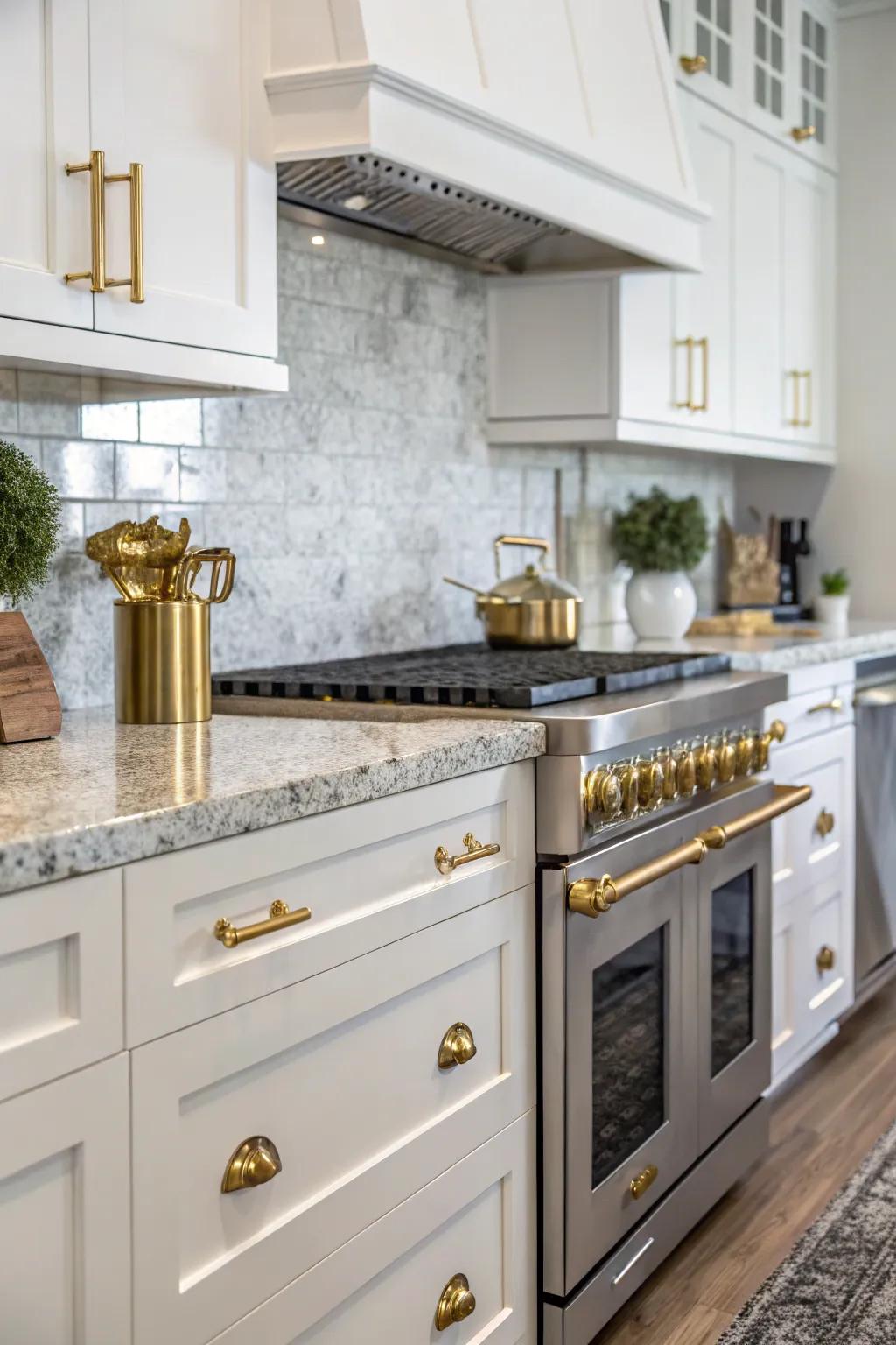 Integrating various metals can elevate the kitchen's style with a modern twist.