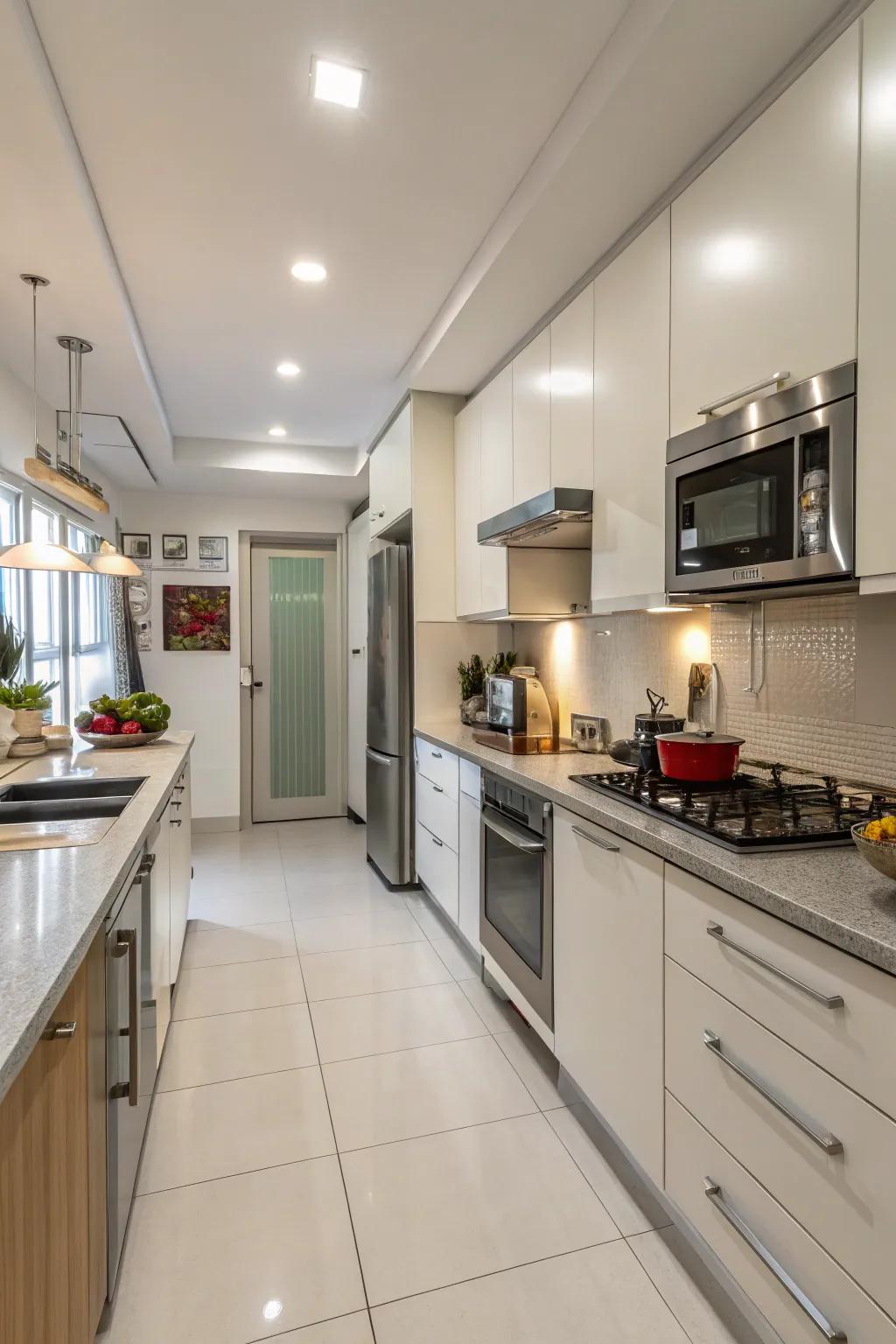 Modern kitchen aids seamlessly integrating with the kitchen’s design.