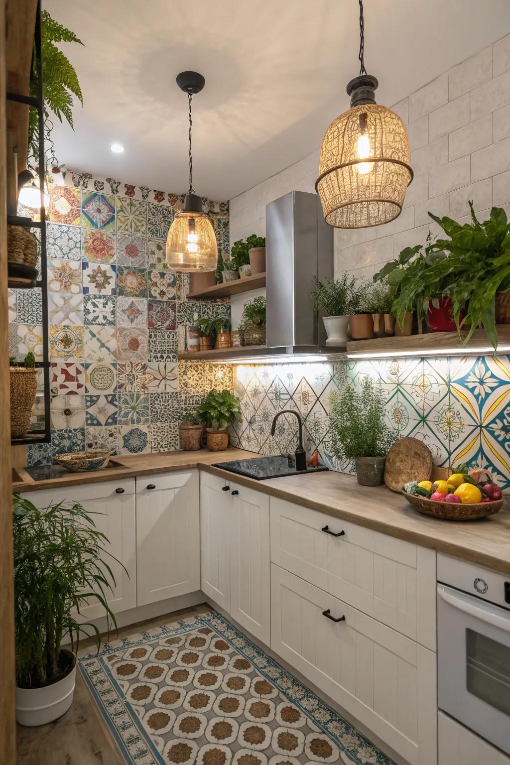 Personalize your kitchen with decorative accents that reflect your style.