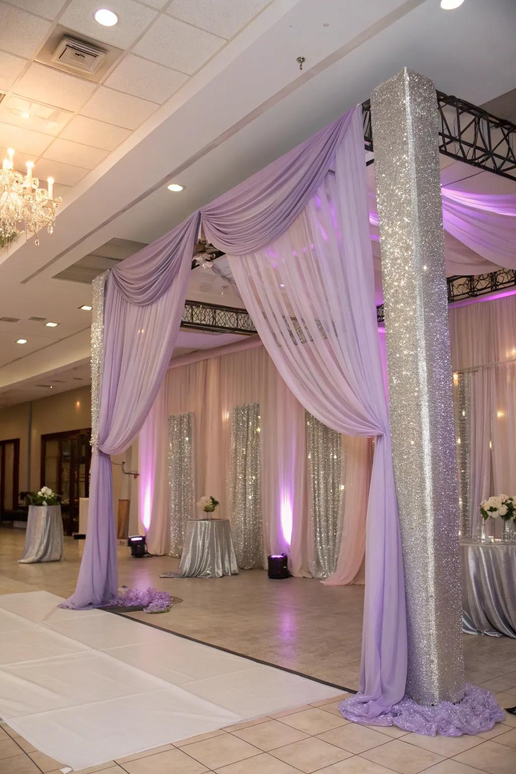 Draping that brings a hint of elegance and sophistication to the celebration.