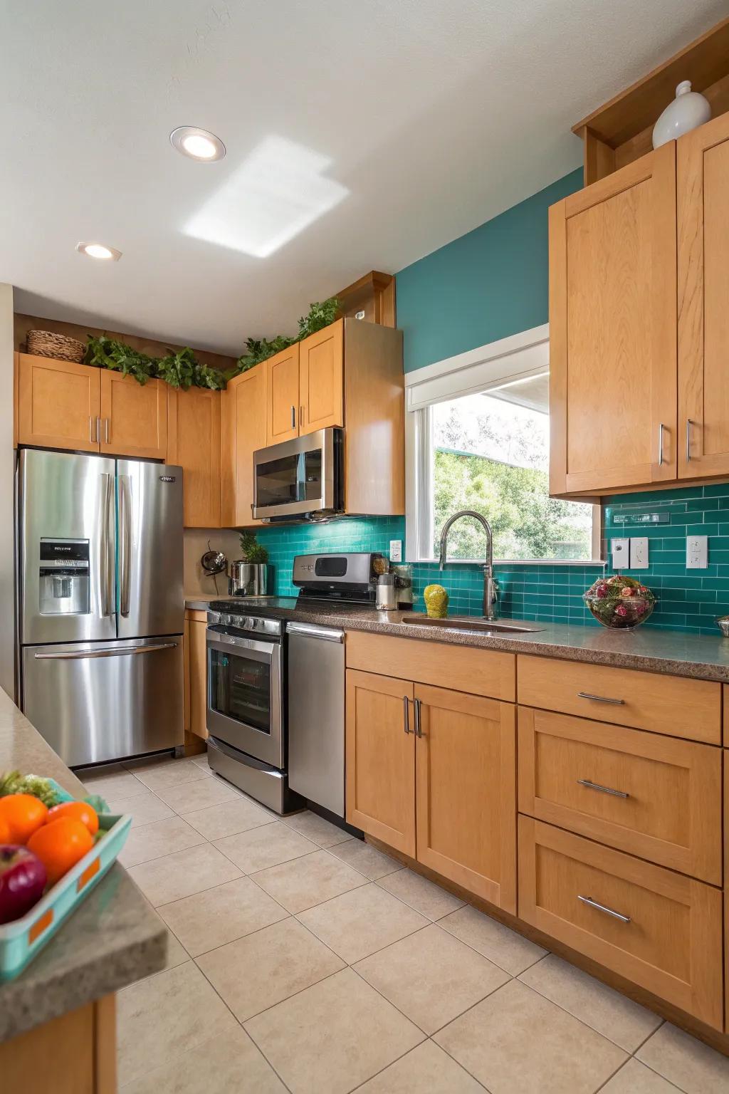 Modernize your kitchen using the sleek elegance of steel appliances.