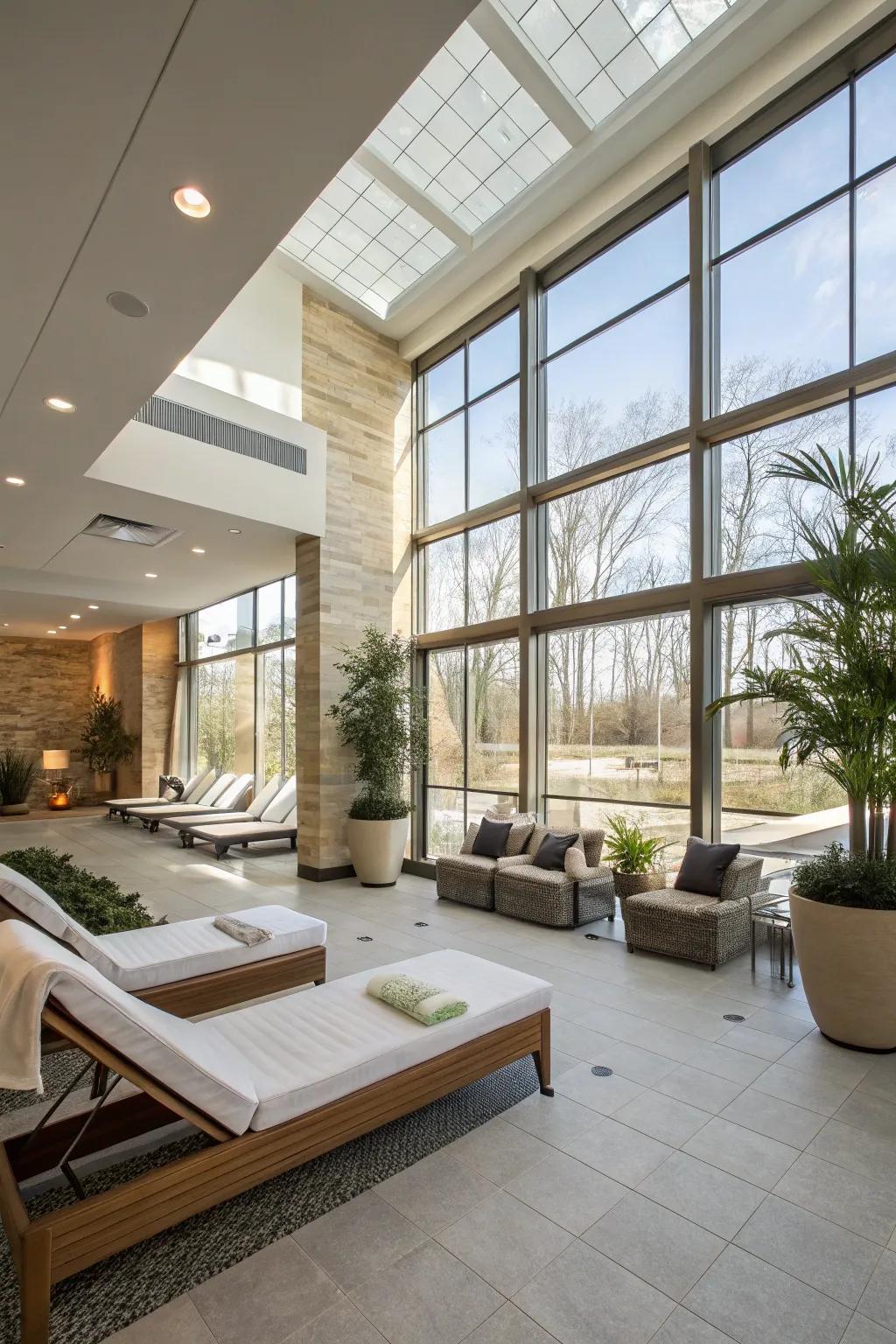 An open layout that invites relaxation.
