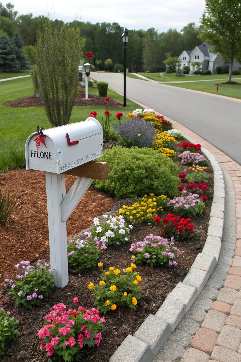 Mulch imparts a pristine and professional flair to your flower bed.