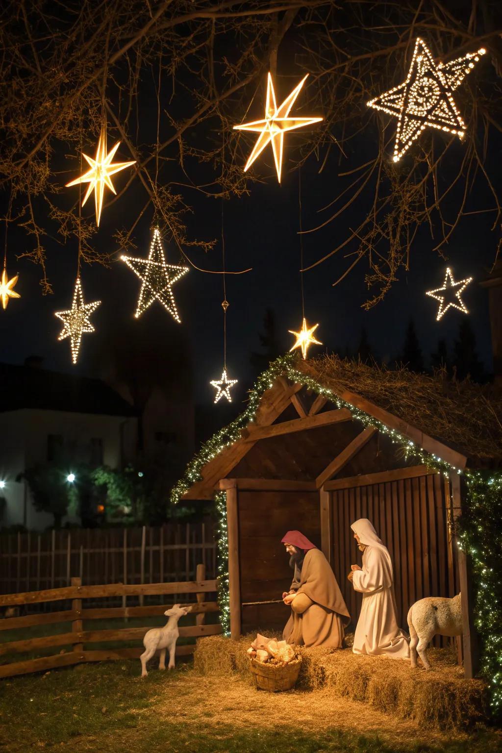 Radiant stars contribute celestial magic to your nativity.