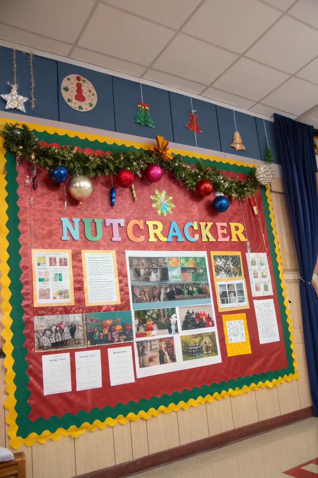 Bright backdrops make the Toy Soldier theme stand out.