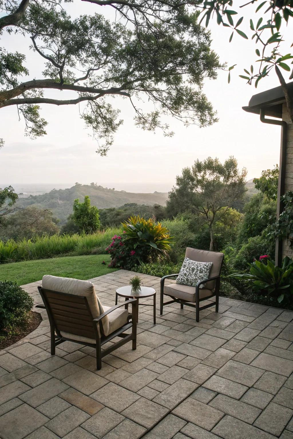 Simple patio concepts deliver beauty and peace.