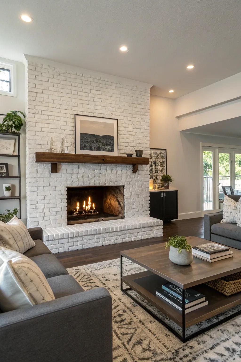 A monochrome palette creates a streamlined, modern style.
