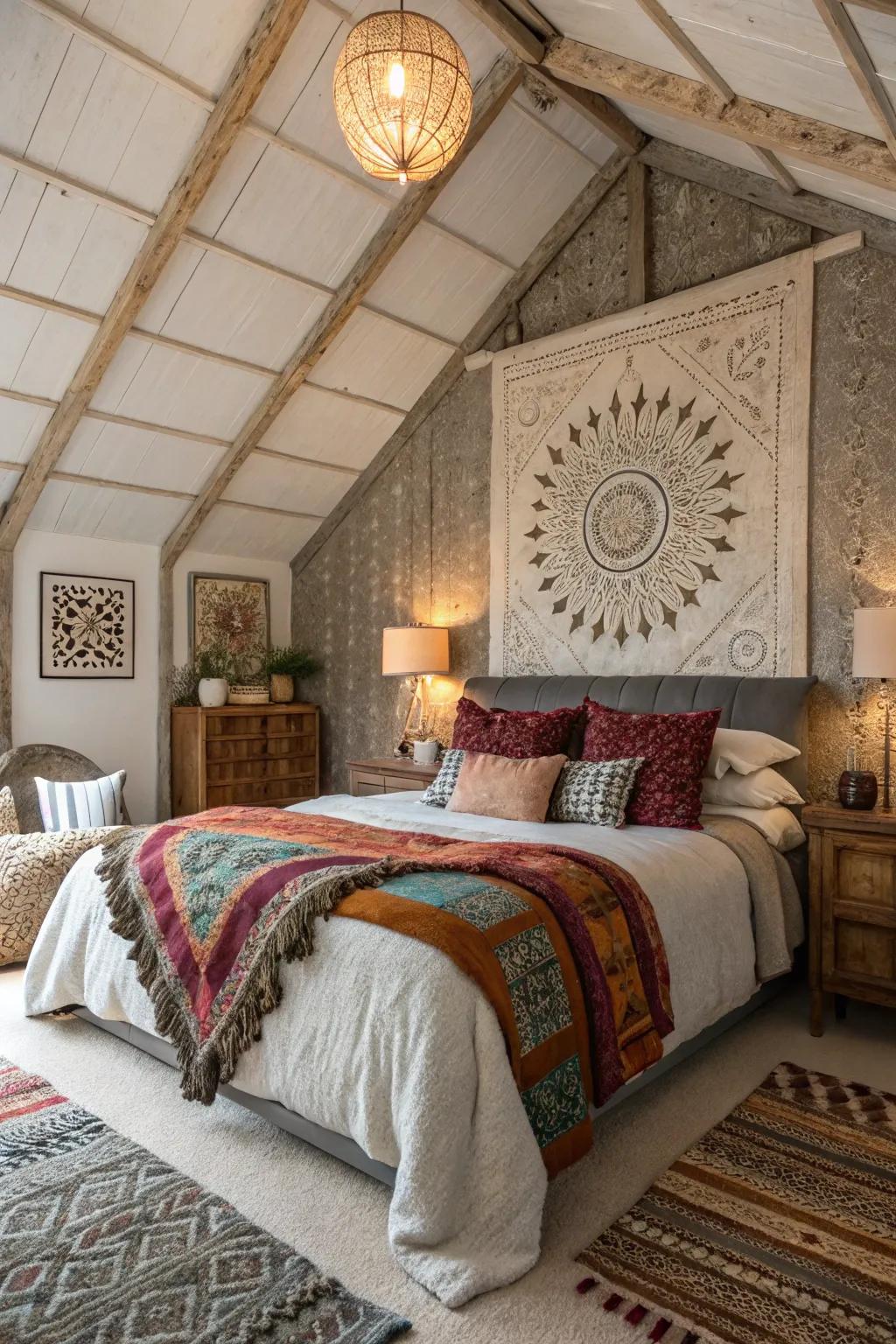 Combining materials cultivates a unique personal style.