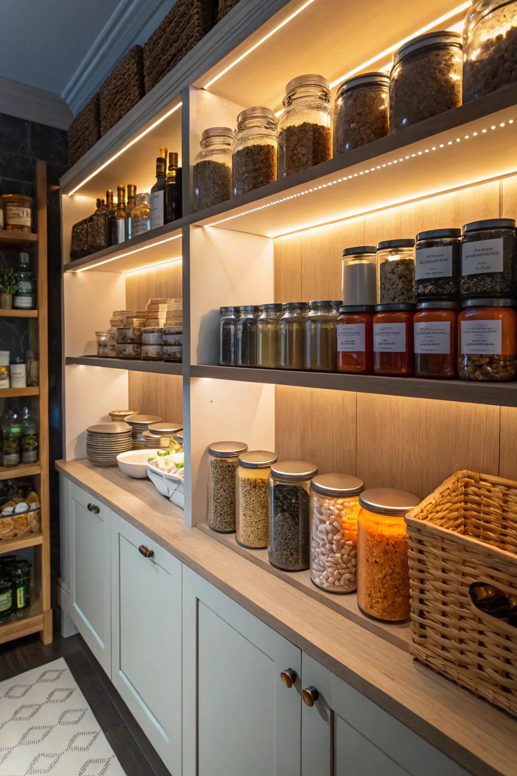 Hue intensity variations define the mood.