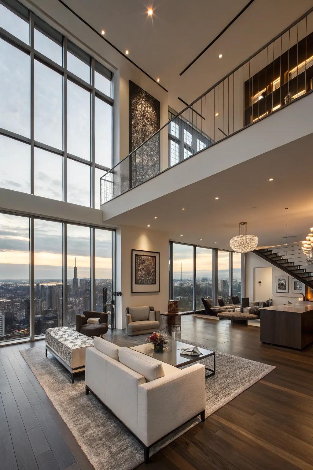 Multi-story designs provide dimension and movement.