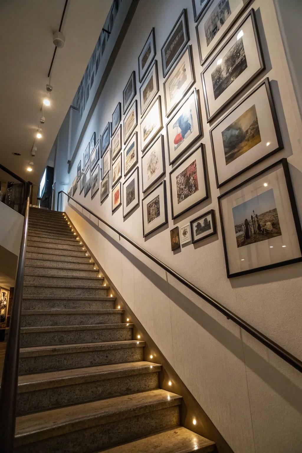 Upright displays introduce style and height to limited spaces.