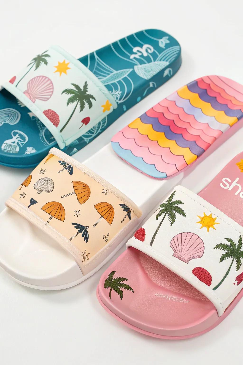 Personalized sandals serve as a thoughtful and practical party gift.