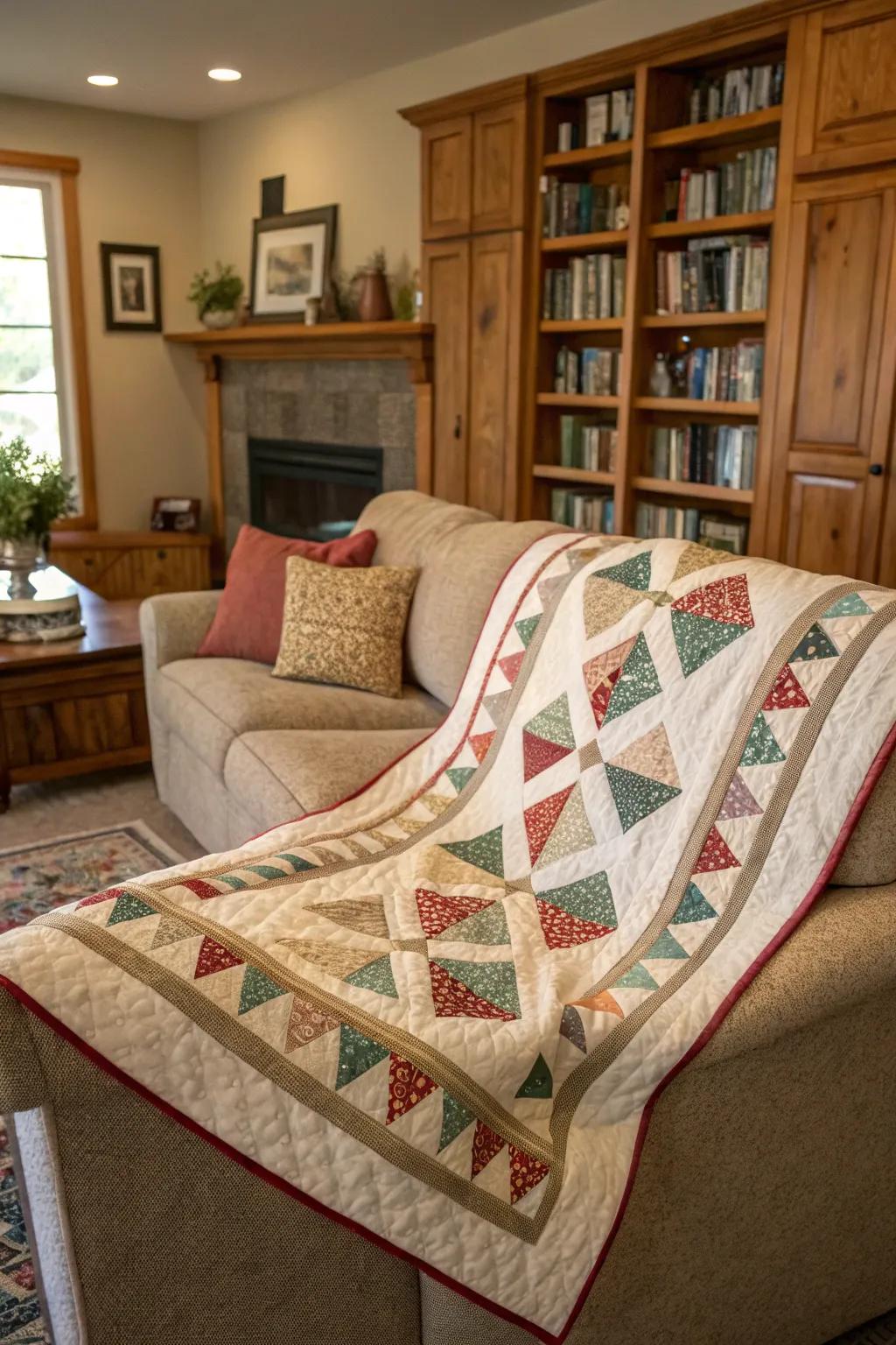 A double binding is an effective way to provide a finish that is durable and plush.