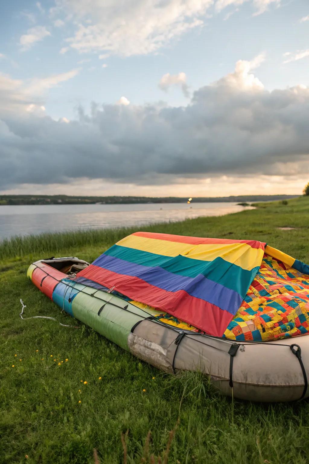 A DIY cover gives you custom protection for your skiff.