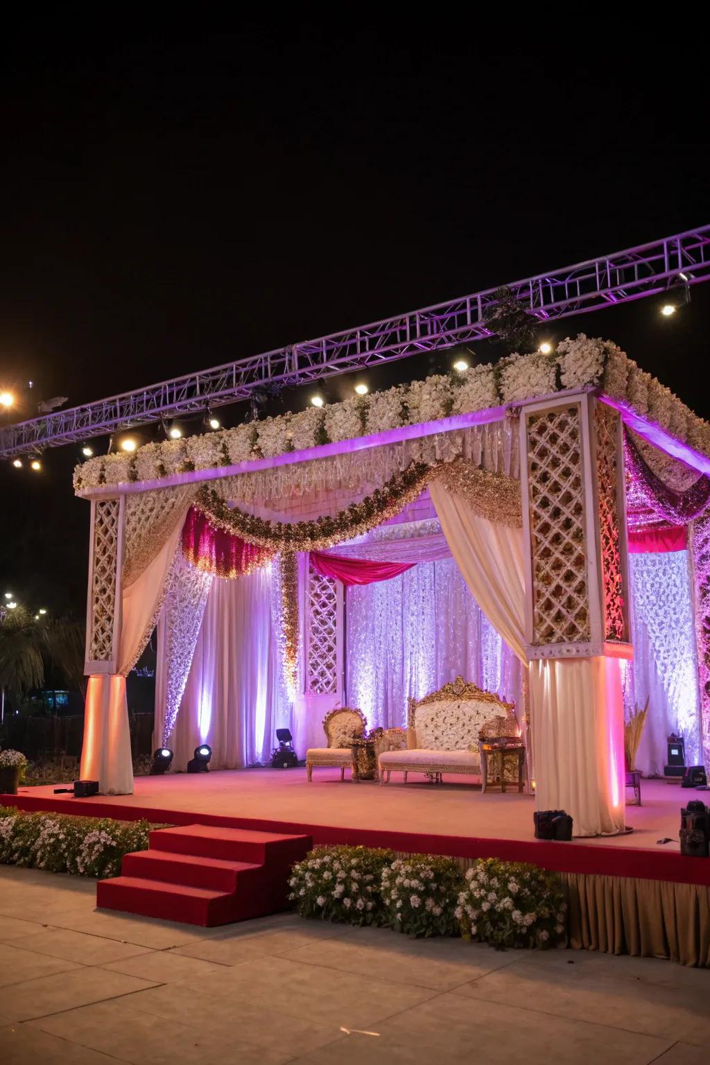 A detailed platform arrangement captures attention.