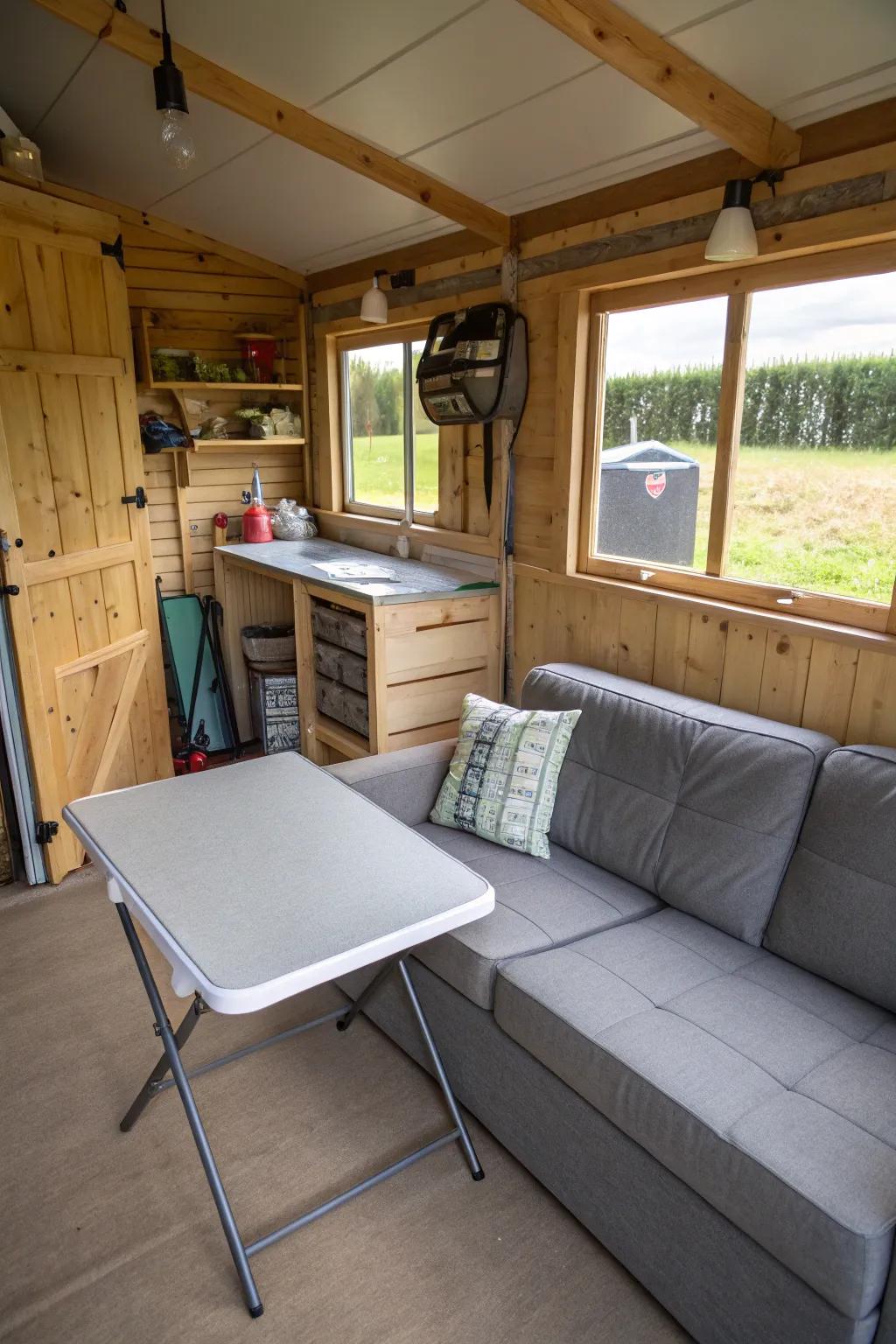 Furniture that does more saves space and adds options.