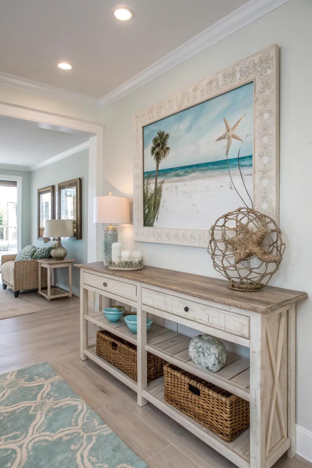 Reflectors and art enhance the atmosphere and design of your condo, mirroring light wonderfully.