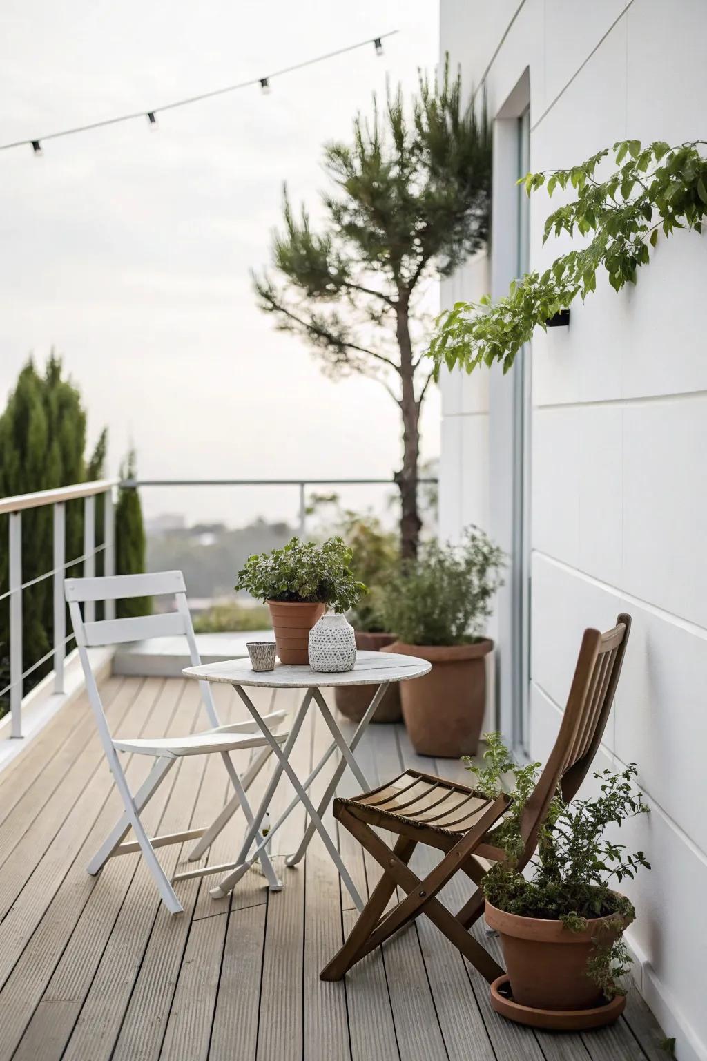 A minimalist design ensures your deck is stylish and serene.