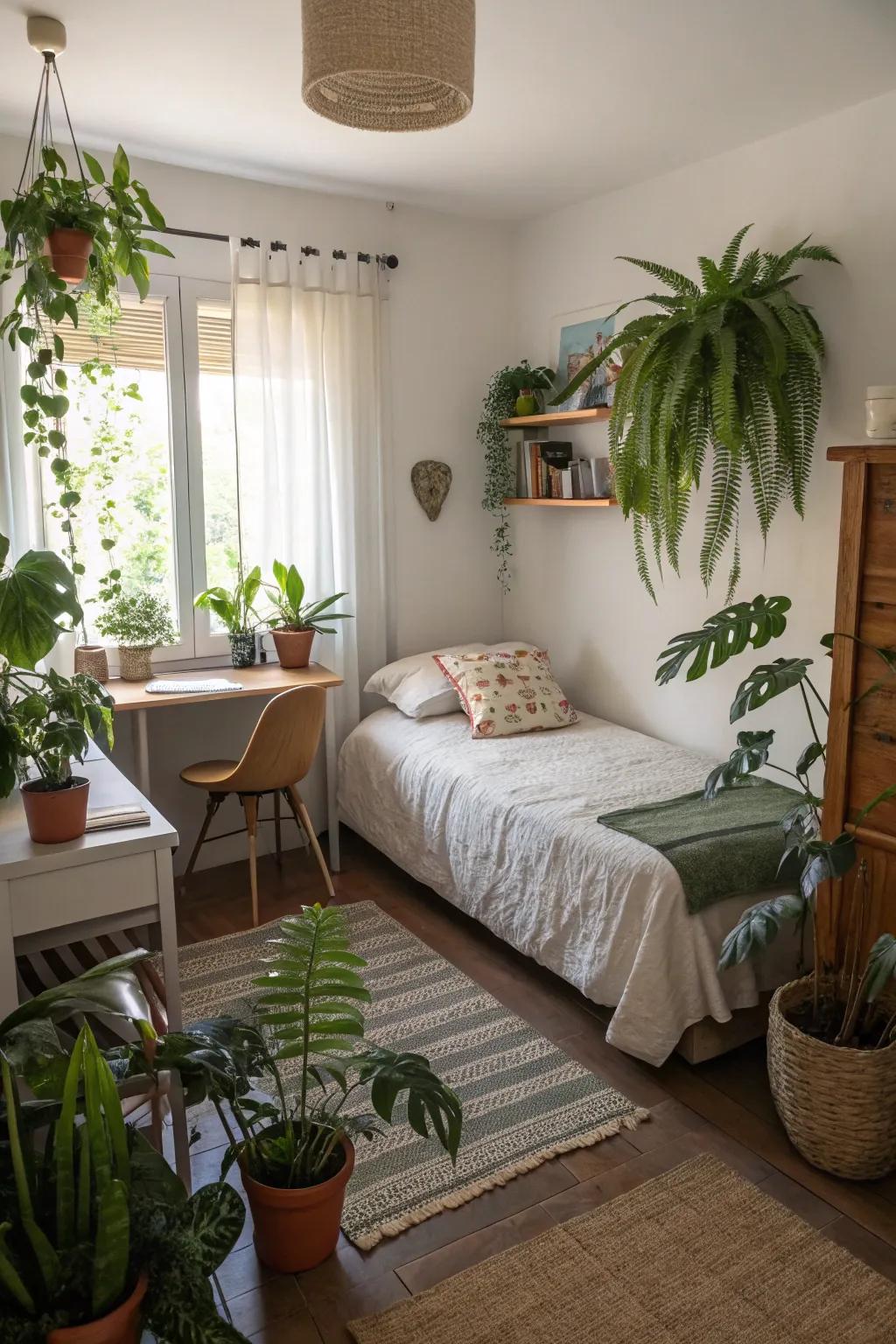 Plants bring a touch of the natural world inside.