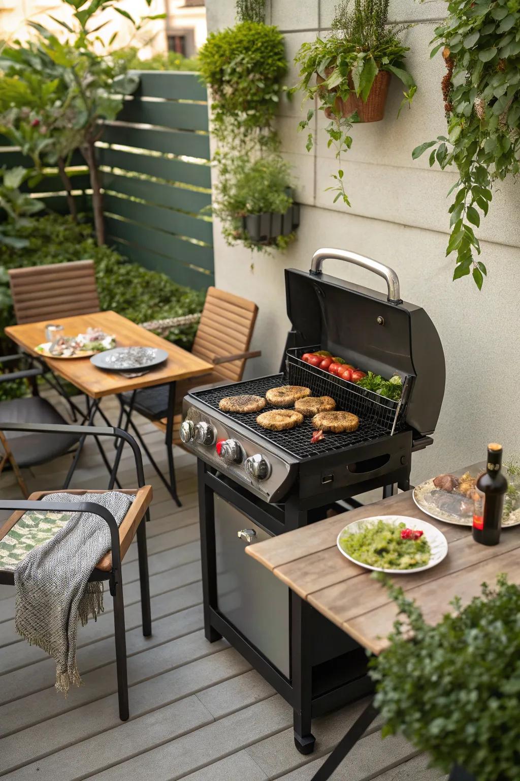 Versatile grills offer multiple cooking options.