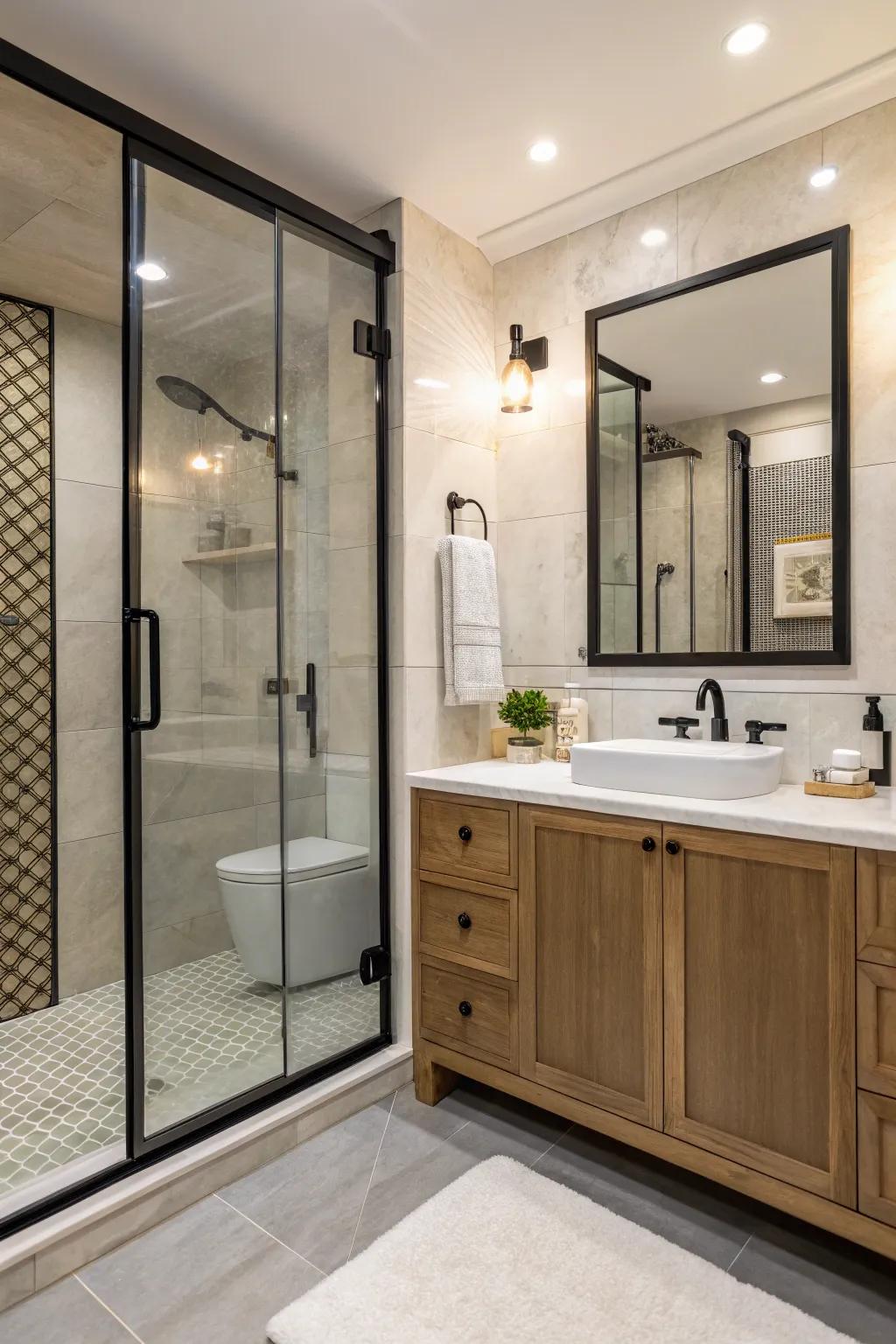 Refined elegance with smooth finishes.