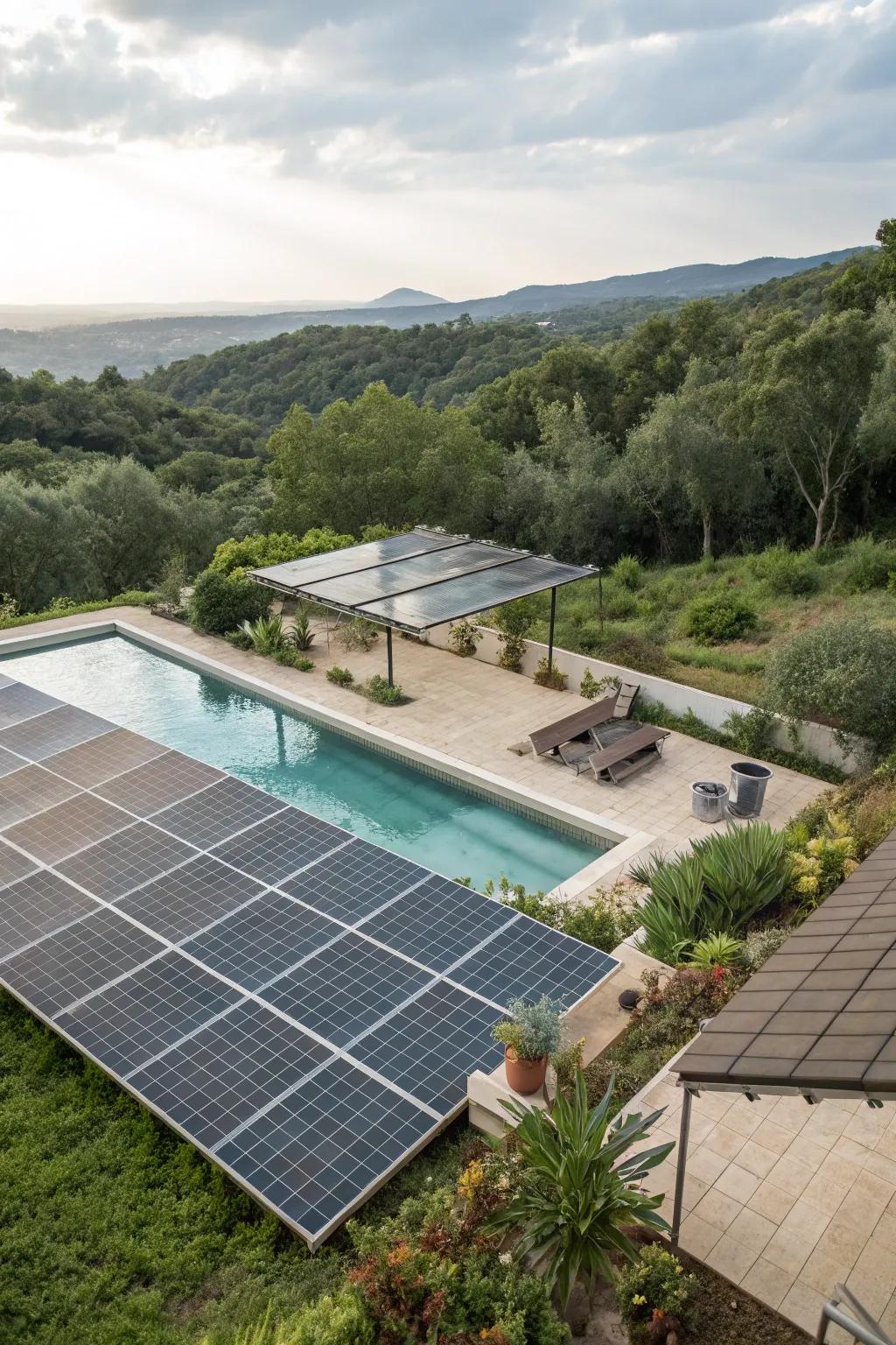 Go green using an eco-friendly spool pool.