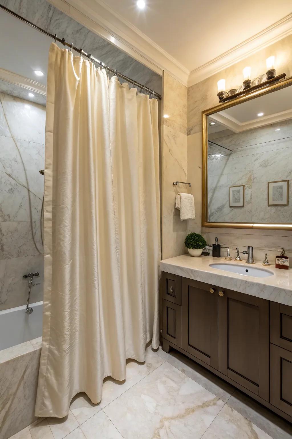 Top-quality materials elevate your bathroom to an opulent level.