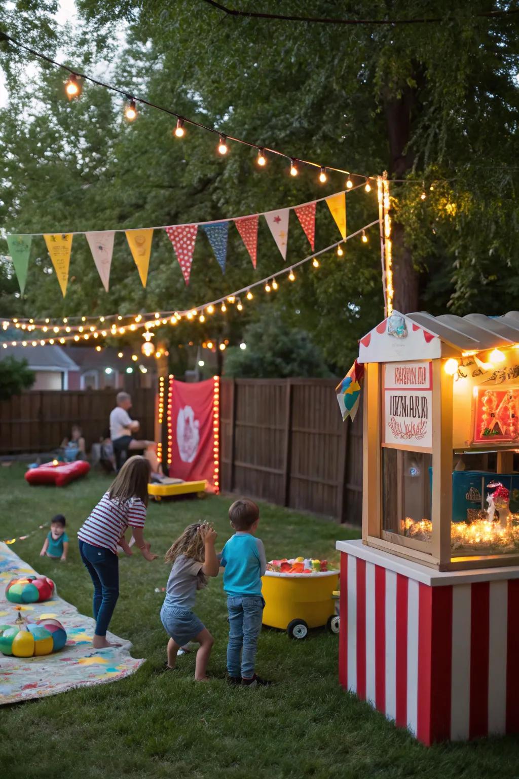 Convert your yard into an engaging fun fair.