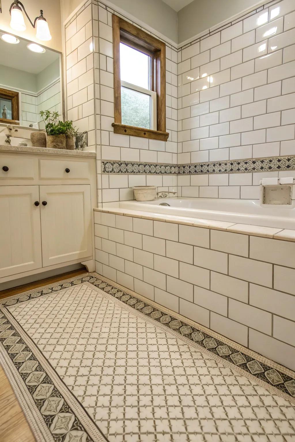 Sealed edges ensure a waterproof and smooth finish in areas with moisture.