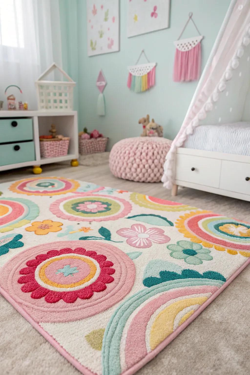 Rugs can introduce both warmth and flair to a space.