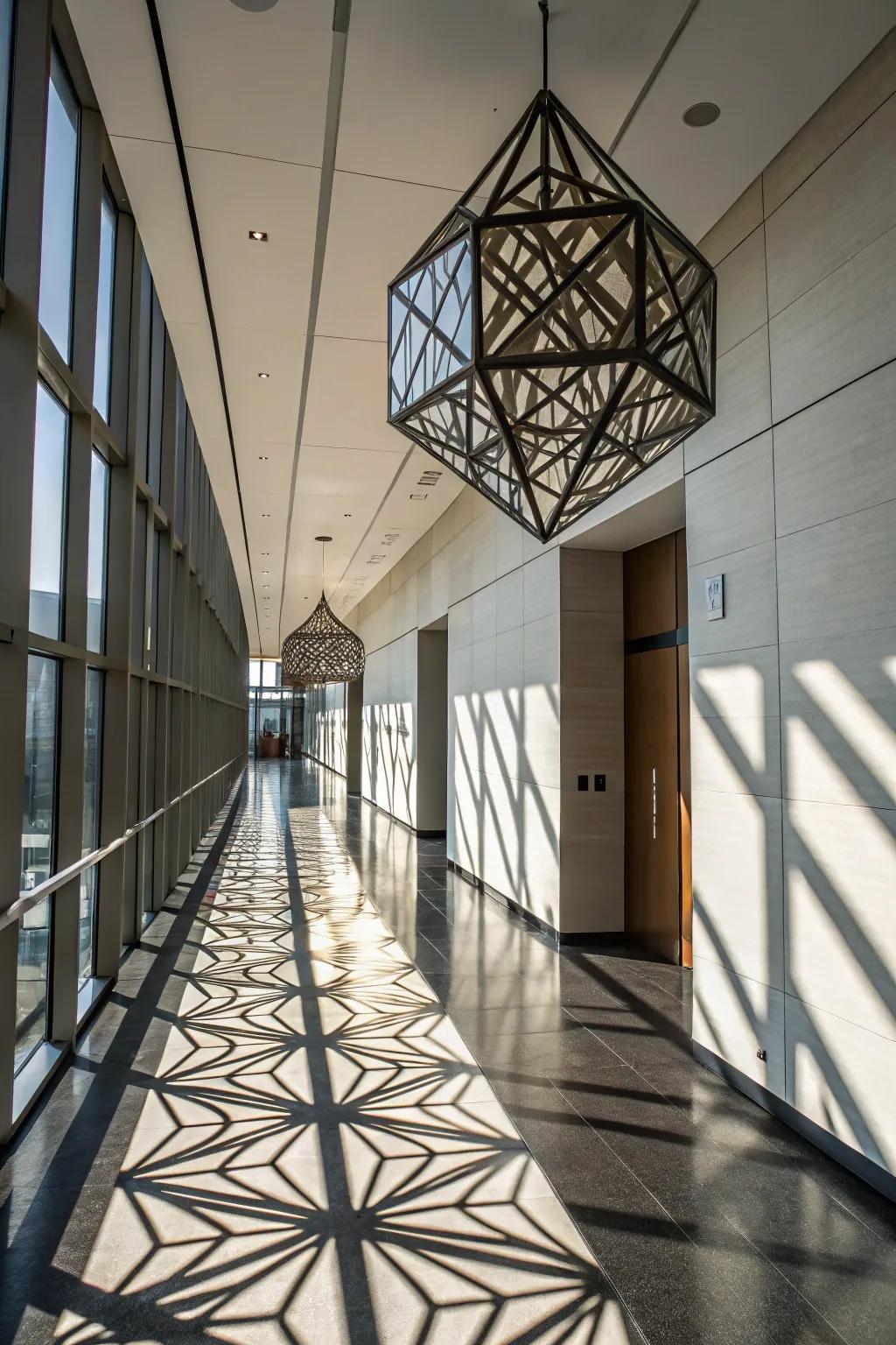 Refined geometry for a contemporary touch.