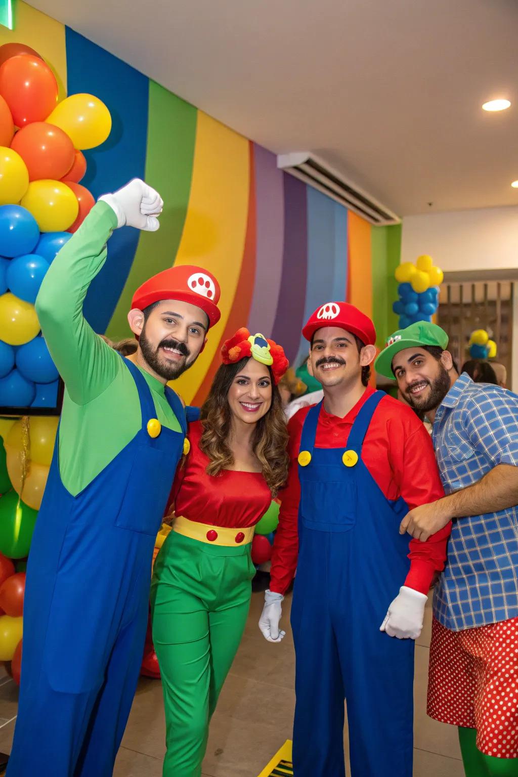 Outfits contribute a dynamic twist to the celebration.