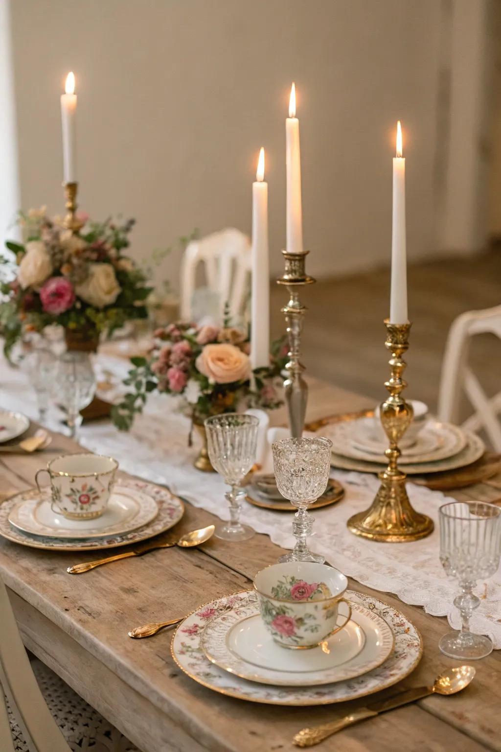 Retro appeal imparting timeless grace