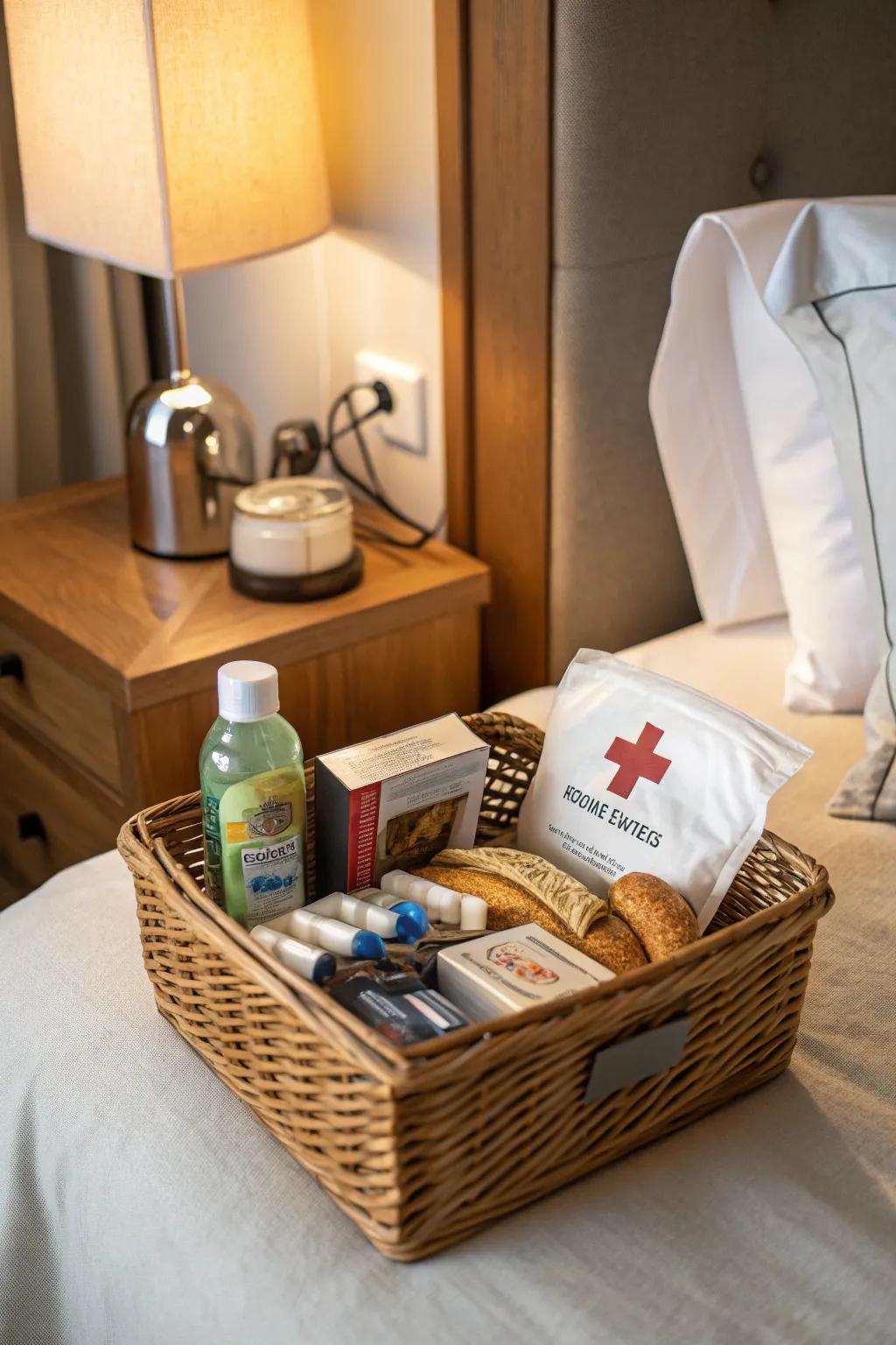 A small first-aid package makes sure visitors are prepared for minor incidents.