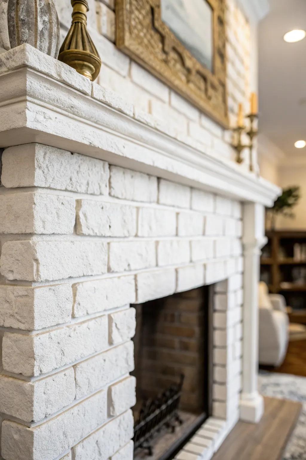 Textural differences generate depth and visual intrigue.