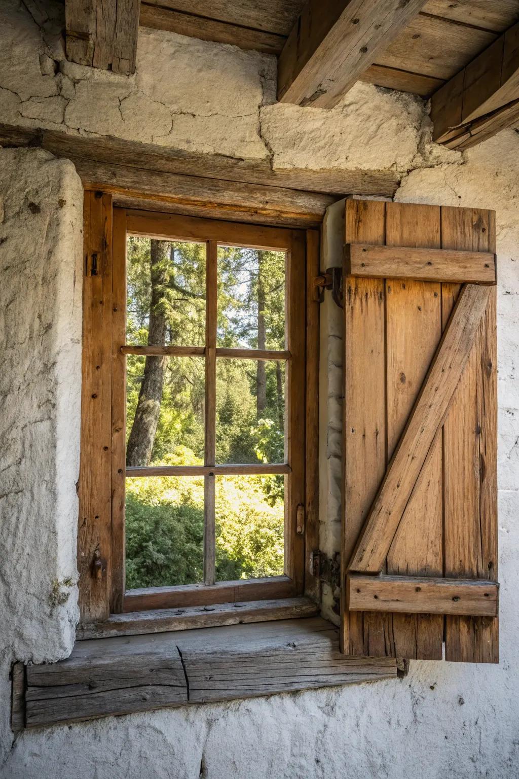 Natural timber details enrich window spaces with warmth and individuality.
